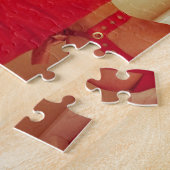 Hipster Pärchen: trendiges Vintages Café. Puzzle (Seite)