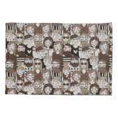 Hipster Pattern Kissenbezug (Rückseite)