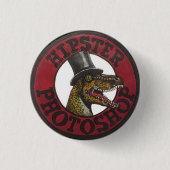 Hipster Photoshop Logo Button (Vorderseite)