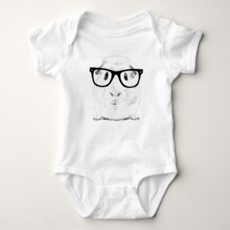 Hipster Pigster Baby Strampler