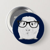 Hipster Pigster Button (Vorne & Hinten)