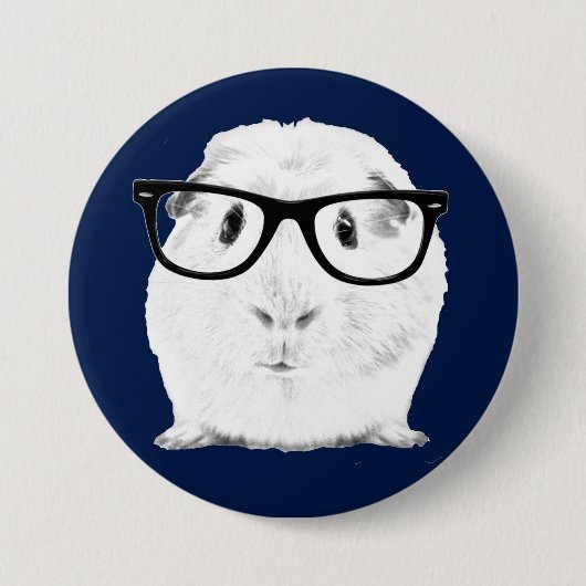 Hipster Pigster Button (Vorderseite)