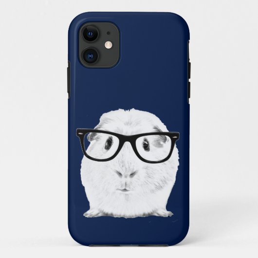 Hipster Pigster Case-Mate iPhone Hülle (Rückseite)