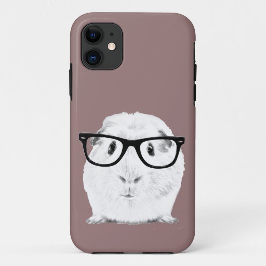 Hipster Pigster Case-Mate iPhone Hülle (Rückseite)