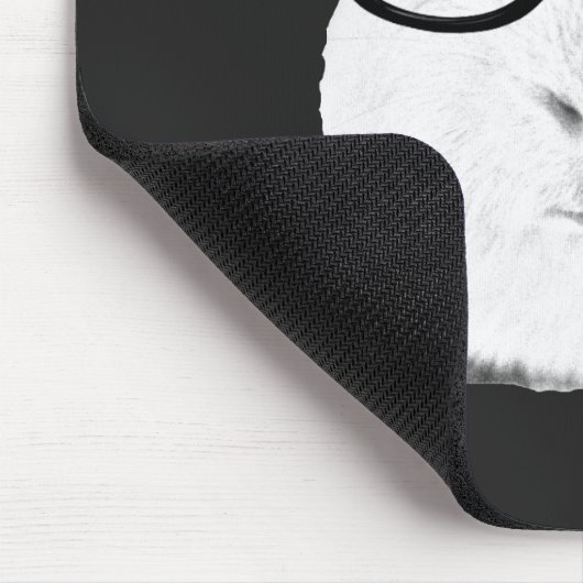 Hipster Pigster Mousepad (Ecke)