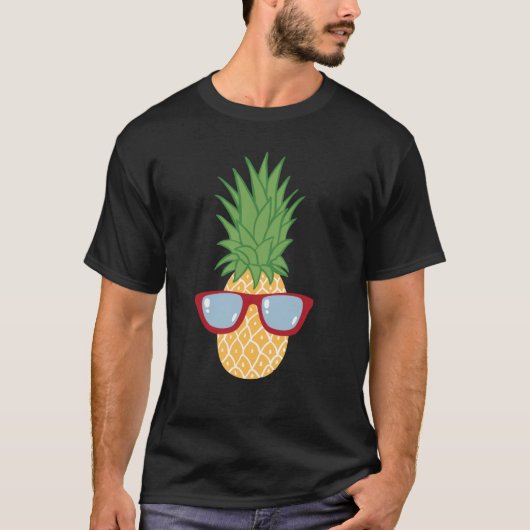 Hipster Pineapple Love Motivation Love Pineapple H T-Shirt (Vorderseite)