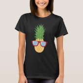 Hipster Pineapple Love Motivation Love Pineapple H T-Shirt (Vorderseite)