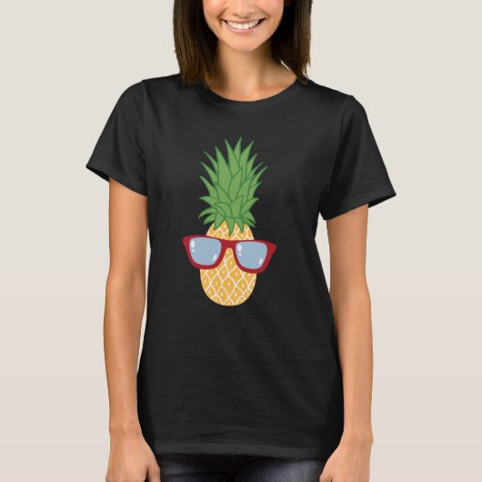 Hipster Pineapple Love Motivation Love Pineapple H T-Shirt (Vorderseite)