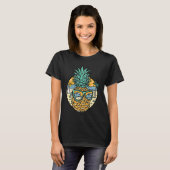 Hipster Pineapple Love Motivation  Love Pineapple  T-Shirt (Vorne ganz)