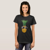 Hipster Pineapple Love Motivation Love Pineapple T-Shirt (Vorne ganz)