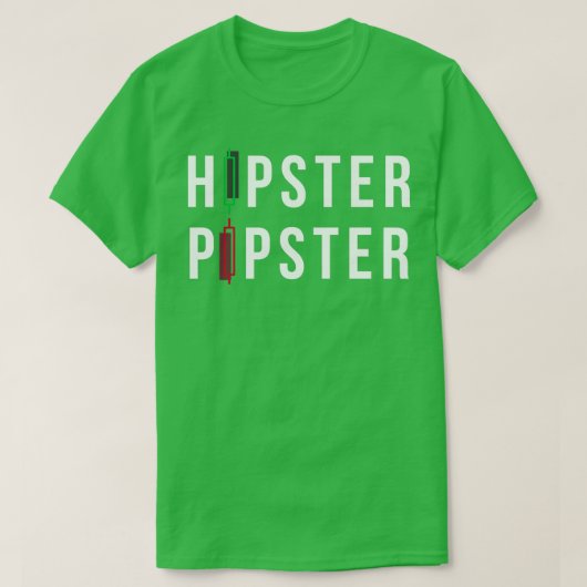 HIPSTER PIPSTER T-Shirt (Design vorne)