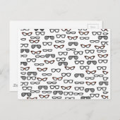 Hipster Postkarte (Vorne/Hinten)