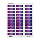 Hipster Purple Ombre Monkey Head Nebula Signature (Vorne)