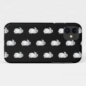 Hipster Rabbit Funny Bunny mit Brille Niedlich Ani Case-Mate iPhone Hülle (Rückseite (Horizontal))