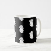 Hipster Rabbit Funny Bunny mit Brille Niedlich Ani Kaffeetasse (VorderseiteRechts)