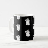 Hipster Rabbit Funny Bunny mit Brille Niedlich Ani Kaffeetasse (Vorderseite Links)