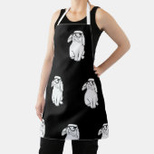 Hipster Rabbit Funny Bunny mit Brille Niedlich Ani Schürze (InSitu)