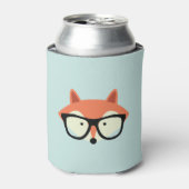 Hipster Red Fox Dosenkühler (Kanne Vorderseite)
