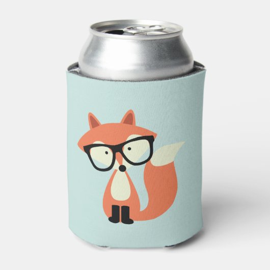 Hipster Red Fox Dosenkühler (Kanne Vorderseite)