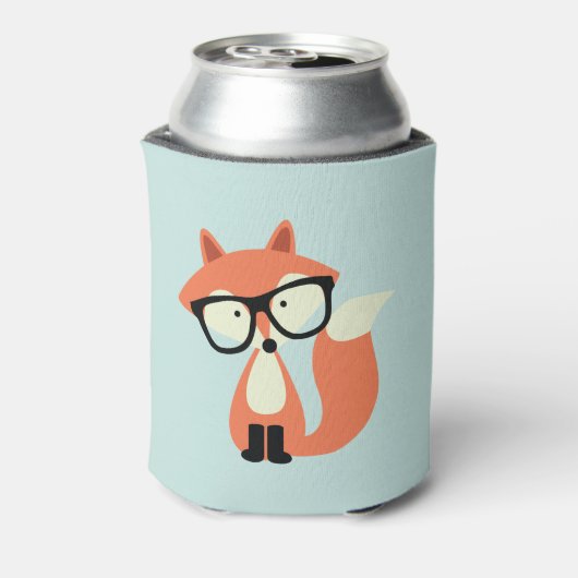 Hipster Red Fox Dosenkühler (Kanne Rückseite)