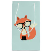Hipster Red Fox Kleine Geschenktüte (Vorderseite)