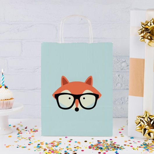 Hipster Red Fox Kleine Geschenktüte