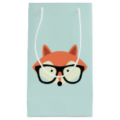 Hipster Red Fox Kleine Geschenktüte (Vorderseite)