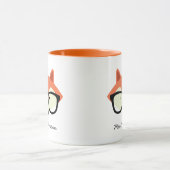 Hipster Red Fox Tasse (Zentrum)