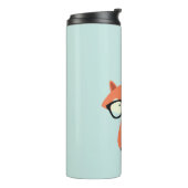 Hipster Red Fox Thermosbecher (Nach links gedreht)