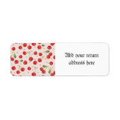 Hipster, Retro, Kirsche, Muster, Rot, Rosa, Blass, (Vorne)