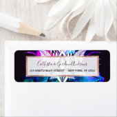 Hipster Retro Tech Aquamarine Lila Lotus Blume Lea (Insitu)