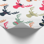 Hipster-Rotwild-Verpackungs-Papier Geschenkpapier (Ecke)
