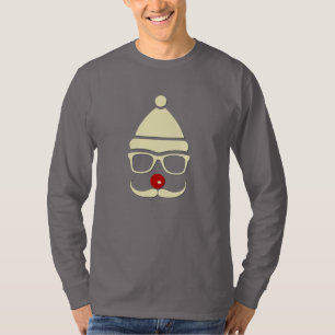 Hipster Rudolph Mustache Men's T - Shirt