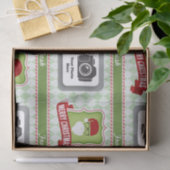 Hipster-Sankt-Seidenpapier Seidenpapier (Geschenk)