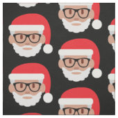 Hipster Santa Claus emoji Stoff (Muster)