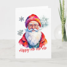 Hipster Santa Claus