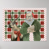 Hipster Santa Collection Poster (Vorne)