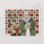 Hipster Santa Collection Postkarte (Vorderseite)