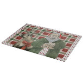 Hipster Santa Collection Schneidebrett (Ecke)