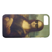 Hipster schattiert Da Vinci Mona Lisa Case-Mate iPhone Hülle (Rückseite (Horizontal))