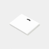 Hipster-Schnurrbart Posten-it® Anmerkung 4x3 Post-it Klebezettel (angewinkelt)