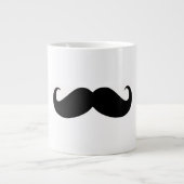 Hipster-Schnurrbart-Tunnel-bohrwagenTasse Jumbo-Tasse (Vorderseite)