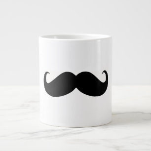 Hipster-Schnurrbart-Tunnel-bohrwagenTasse Jumbo-Tasse