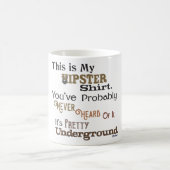 Hipster-Shirt Kaffeetasse (Mittel)