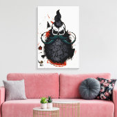 Hipster Skulls Punk Anarchie Leinwanddruck (Insitu (Wohnzimmer))