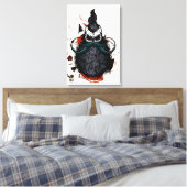 Hipster Skulls Punk Anarchie Leinwanddruck (Insitu (Schlafzimmer))
