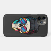 Hipster Skully Case-Mate iPhone Hülle (Rückseite (Horizontal))