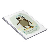 Hipster Sloth | Rollin' mit meinen langsamen Marme Notizblock (Rechte Seite)