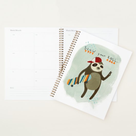 Hipster Sloth | Slow your Roll Planer (Anzeige)