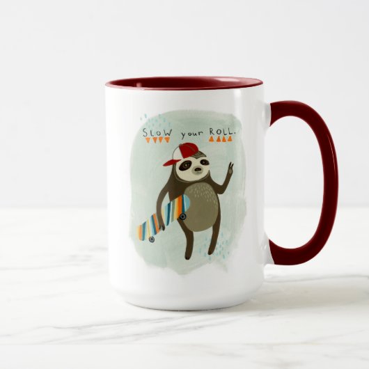 Hipster Sloth | Warten Sie Ihre Rolle Tasse (Rechts)